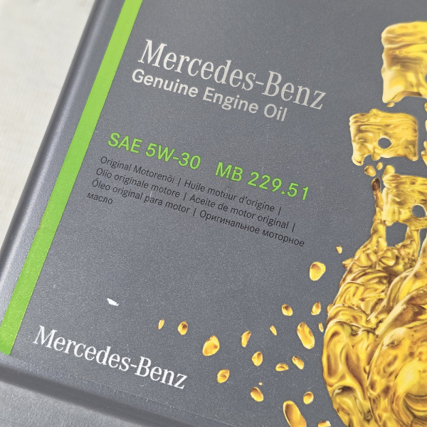Масло моторное 5W-30 Mercedes-Benz синтетика 1 л