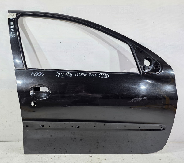 Дверь передний правый Peugeot 206 1 поколение, 1998 - 2012